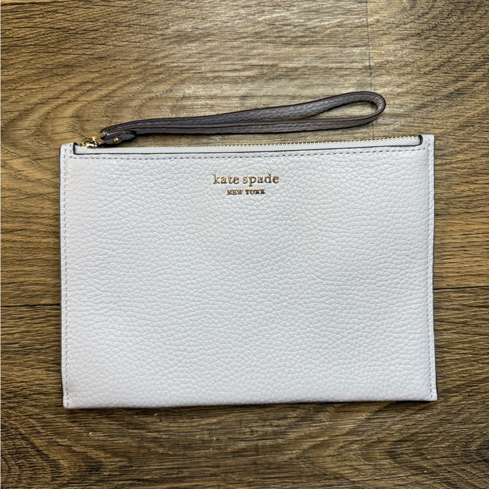 Kate Spade Cream Wristlet Clutch